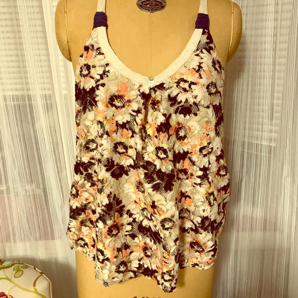 Floral Flowing Tank Top